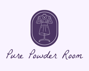 Purple Dress Mannequin logo design