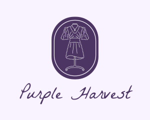 Purple Dress Mannequin logo design