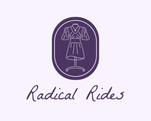 Purple Dress Mannequin logo design