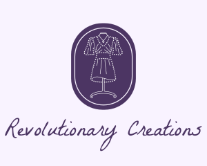 Purple Dress Mannequin logo design