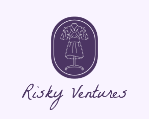 Purple Dress Mannequin logo design