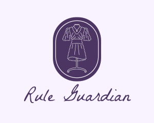 Purple Dress Mannequin logo design