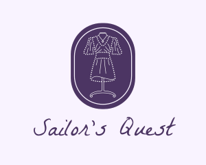 Purple Dress Mannequin logo design