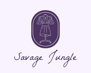 Purple Dress Mannequin logo design