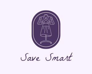 Purple Dress Mannequin logo design