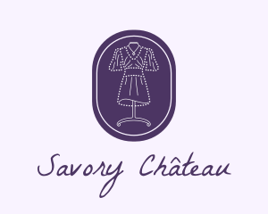 Purple Dress Mannequin logo design