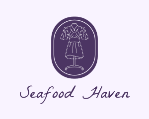 Purple Dress Mannequin logo design