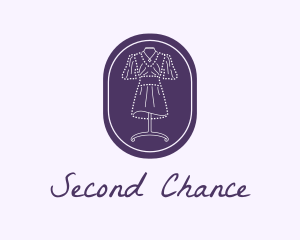 Purple Dress Mannequin logo design