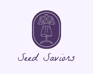 Purple Dress Mannequin logo design