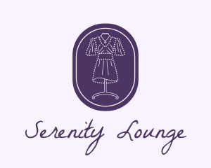 Purple Dress Mannequin logo design