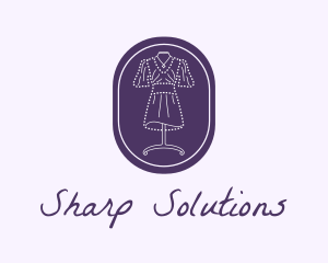 Purple Dress Mannequin logo design