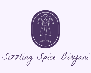 Purple Dress Mannequin logo design