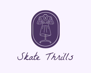 Purple Dress Mannequin logo design