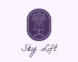 Purple Dress Mannequin logo design