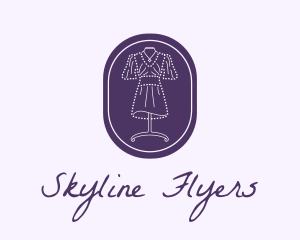 Purple Dress Mannequin logo design