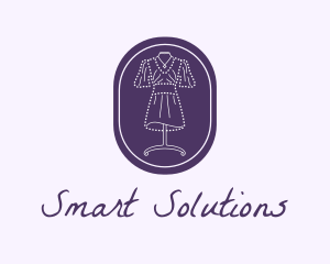 Purple Dress Mannequin logo design