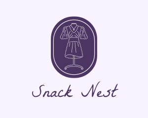 Purple Dress Mannequin logo design