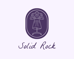 Purple Dress Mannequin logo design