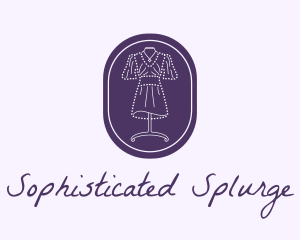 Purple Dress Mannequin logo design