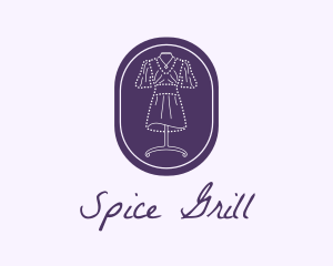 Purple Dress Mannequin logo design