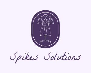 Purple Dress Mannequin logo design