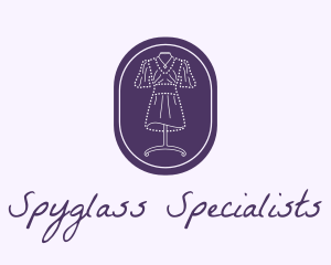 Purple Dress Mannequin logo design