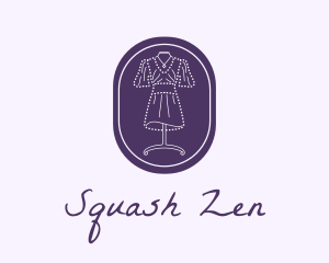 Purple Dress Mannequin logo design