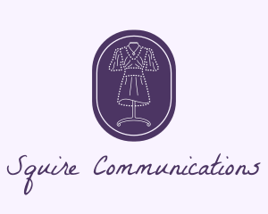 Purple Dress Mannequin logo design