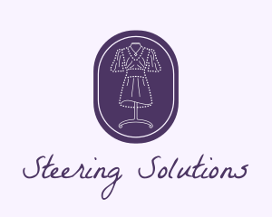 Purple Dress Mannequin logo design