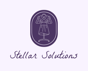 Purple Dress Mannequin logo design