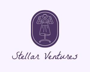 Purple Dress Mannequin logo design