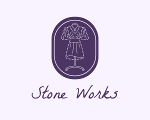 Purple Dress Mannequin logo design