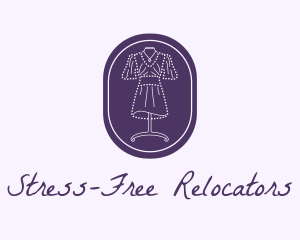 Purple Dress Mannequin logo design