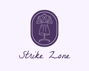 Purple Dress Mannequin logo design