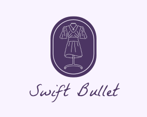 Purple Dress Mannequin logo design