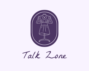 Purple Dress Mannequin logo design