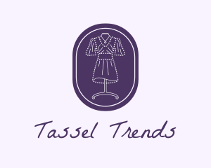 Purple Dress Mannequin logo design