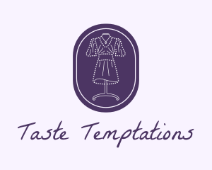 Purple Dress Mannequin logo design