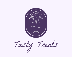 Purple Dress Mannequin logo design