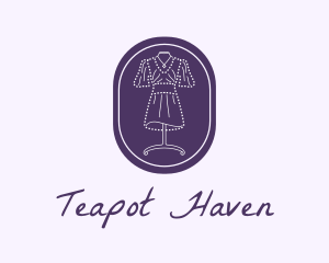 Purple Dress Mannequin logo design