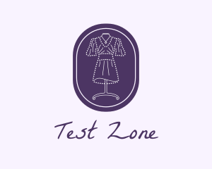 Purple Dress Mannequin logo design