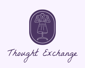 Purple Dress Mannequin logo design