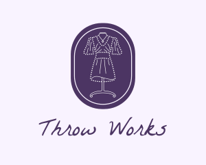 Purple Dress Mannequin logo design