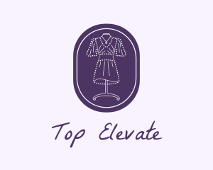 Purple Dress Mannequin logo design