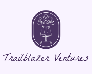 Purple Dress Mannequin logo design