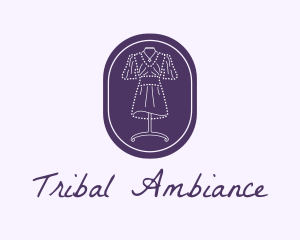 Purple Dress Mannequin logo design