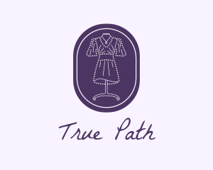 Purple Dress Mannequin logo design