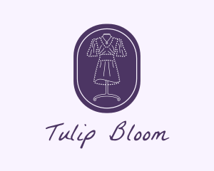 Purple Dress Mannequin logo design