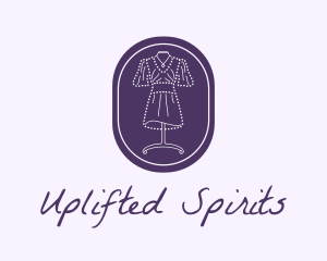 Purple Dress Mannequin logo design