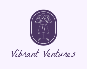 Purple Dress Mannequin logo design